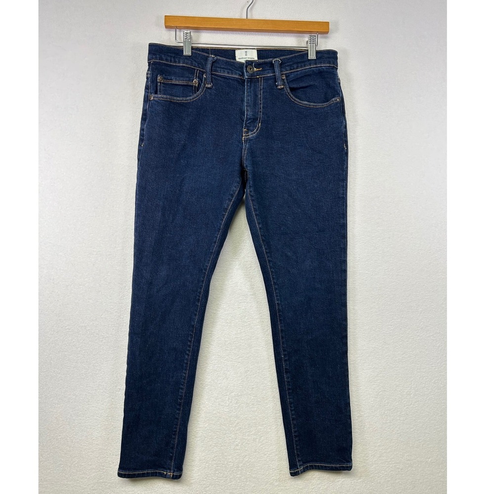 Mutual Weave The Skinny Dark Wash Jeans Women‎ 32x29 Made in China